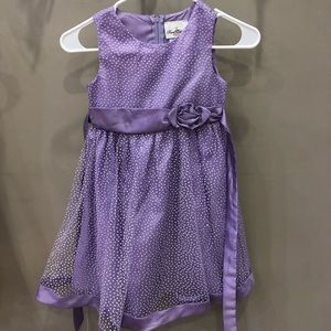 Girls sz 6 purple dress
